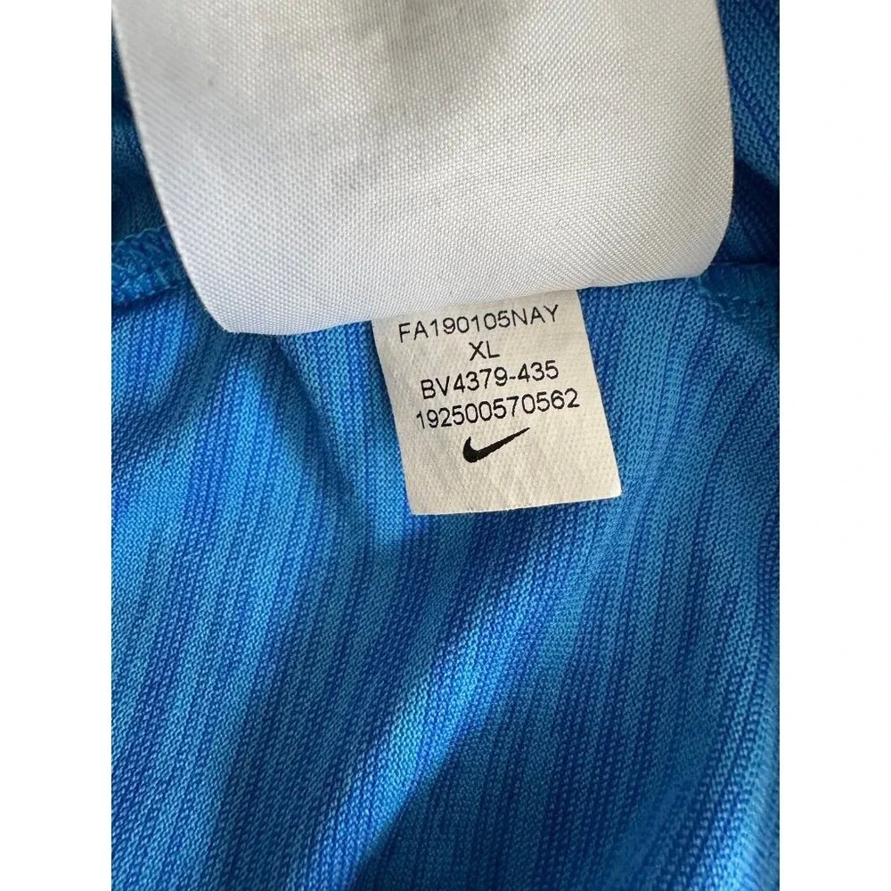 Nike Dri-FIT Tank Top XL Blue Heathered Racerback Run Club‎